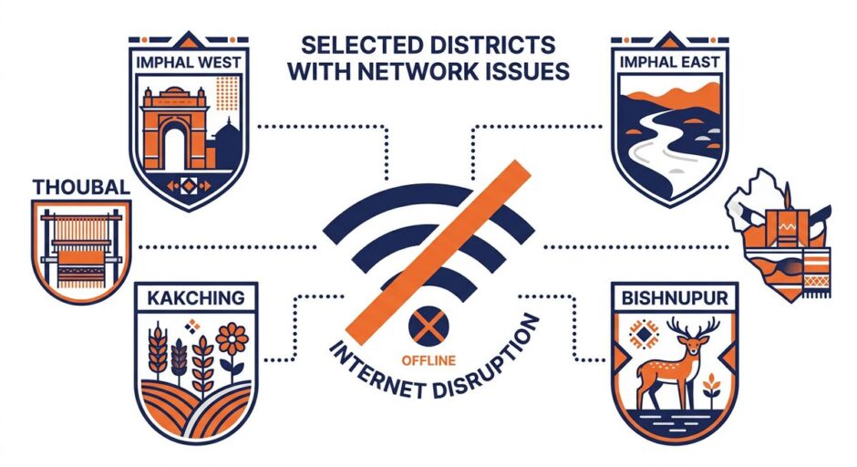 which districts are affected by the manipur internet shutdown
